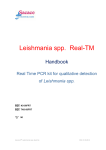 Leishmania spp. Real TM SC RG iQ A MX Eng ver - bio