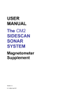 USER MANUAL The CM2 SIDESCAN SONAR SYSTEM