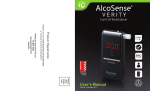 AlcoSense Verity Breathalyser User Manual
