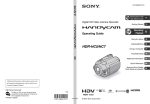 SONY HDR-HC5/HC7 Operating Guide