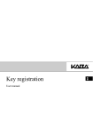 Key registration