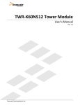 TWR-K60N512 Tower Module