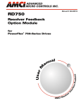 RD750  manual - Advanced Micro Controls Inc