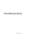 Advantech FWA-6280A User Manual