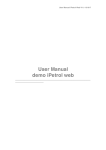 User Manual demo iPetrol web