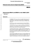 Motorola Semiconductor Engineering Bulletin Programming EPROM