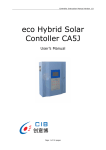 User Manual - Eco Hybrid Solar