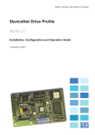 DeviceNet Drive Profile MVW-01