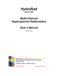 HydroRad User`s Manual - Hobi Instrument Services