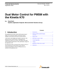 Dual Motor Control application