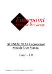 XC6SLX150 X1 Coprocessor Module User Manual
