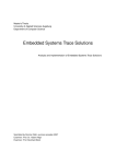 Embedded Systems Trace Solutions