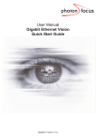 User Manual Gigabit Ethernet Vision Quick Start Guide