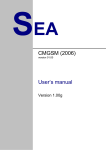 User`s manual CMGSM (2006)