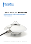 USER MANUAL SR20-D1 - Hukseflux Thermal Sensors