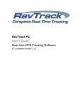 RavTrack PC User`s Guide Real-time GPS Tracking Software