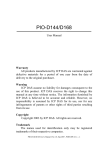 PIO-D144/D168 User Manual