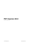 PDF Impress 2014 User Manual