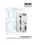 Reference Manual PM94P01C__Position Servo PC-based