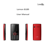 Lemon B189 User Manual