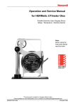 Operation and Service Manual for HERMetic UTImeter Otex
