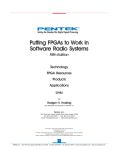 Putting FPGAs to Work in Software Radio Systems