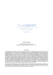 TrueCrypt User`s Guide - Gibson Research Corporation