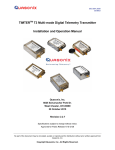 Transmitter User Manual, Rev. 3.2.7