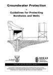 Guide for protecting boreholes
