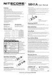 Nitecore MH1A User Manual PDF - In