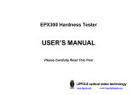 EPX300 user manual