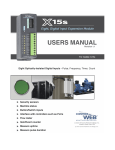 X-15s Users Manual