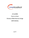 User Manual - Trango Systems