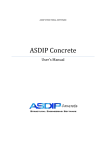 ASDIP Concrete User`s Manual