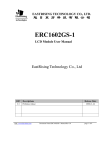 ERC1602GS-1 LCD Module User Manual