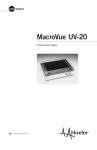 UV20 User Manual – English