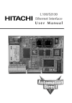 L100/SJ100 Ethernet Interface User Manual