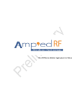 User Manual for ARTDemoApp - Amp`ed RF Technology, Bluetooth