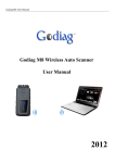 Godiag M8 Wireless Auto Scanner User Manual