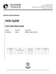HDE-QAM User Manual