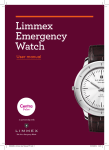 Limmex Emergency Watch User manual
