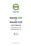 User Manual VoiceQ 1.8.5