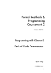 Formal Methods & Programming Coursework 2