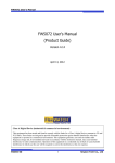 FW5072 User`s Manual (Product Guide)