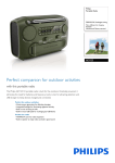 AE1125/12 Philips Portable Radio