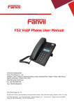 F52 VoIP Phone User Manual