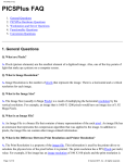PICSPlus FAQ