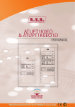 atupt1k0eo & atupt1k0eo1d - RVR Elettronica SpA Documentation
