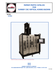 repair parts catalog for sunnen® cnc vertical honing machine