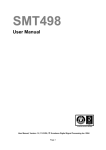 SMT498 User Manual - Sundance Multiprocessor Technology Ltd.